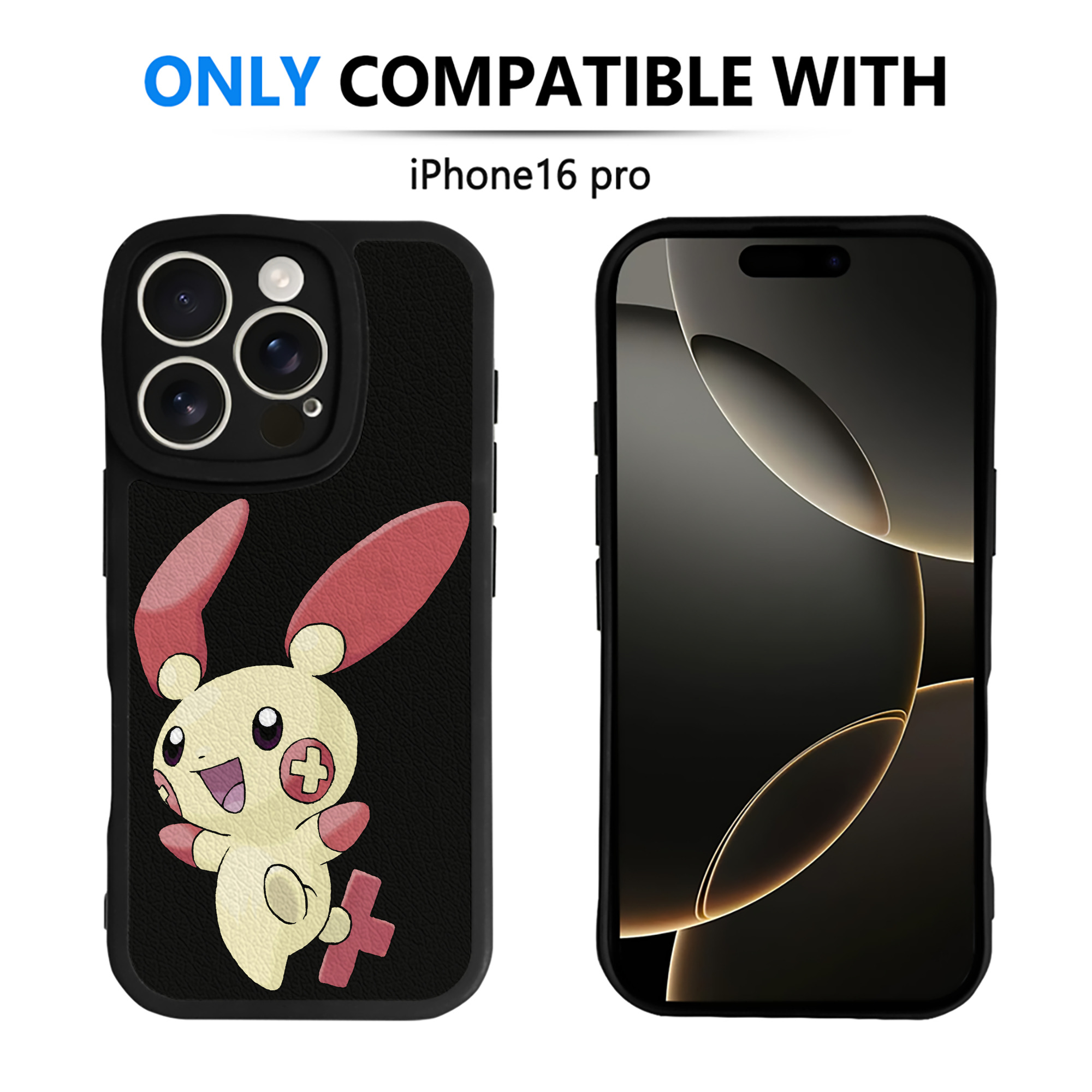 （画像用） ポケットモンスター Pokémon 【iPhone 16シリーズ対応】シリコンスマホケース（レザー調） 材質：シリコン